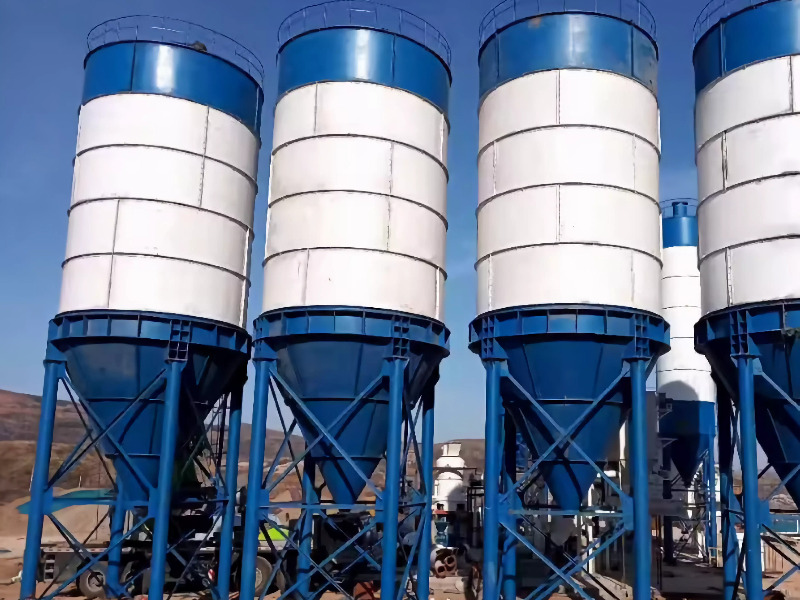 blending silo in cement plant