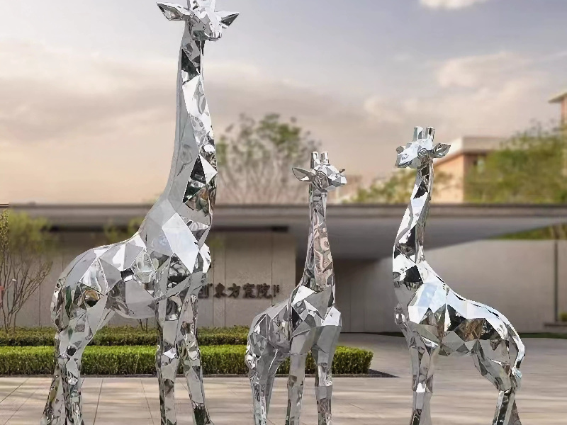 Outdoor Stainless Steel Abstract Sculpture Manufacturing