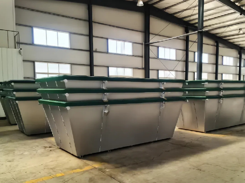 Galvanized Waste Skip Bin Manufacturing